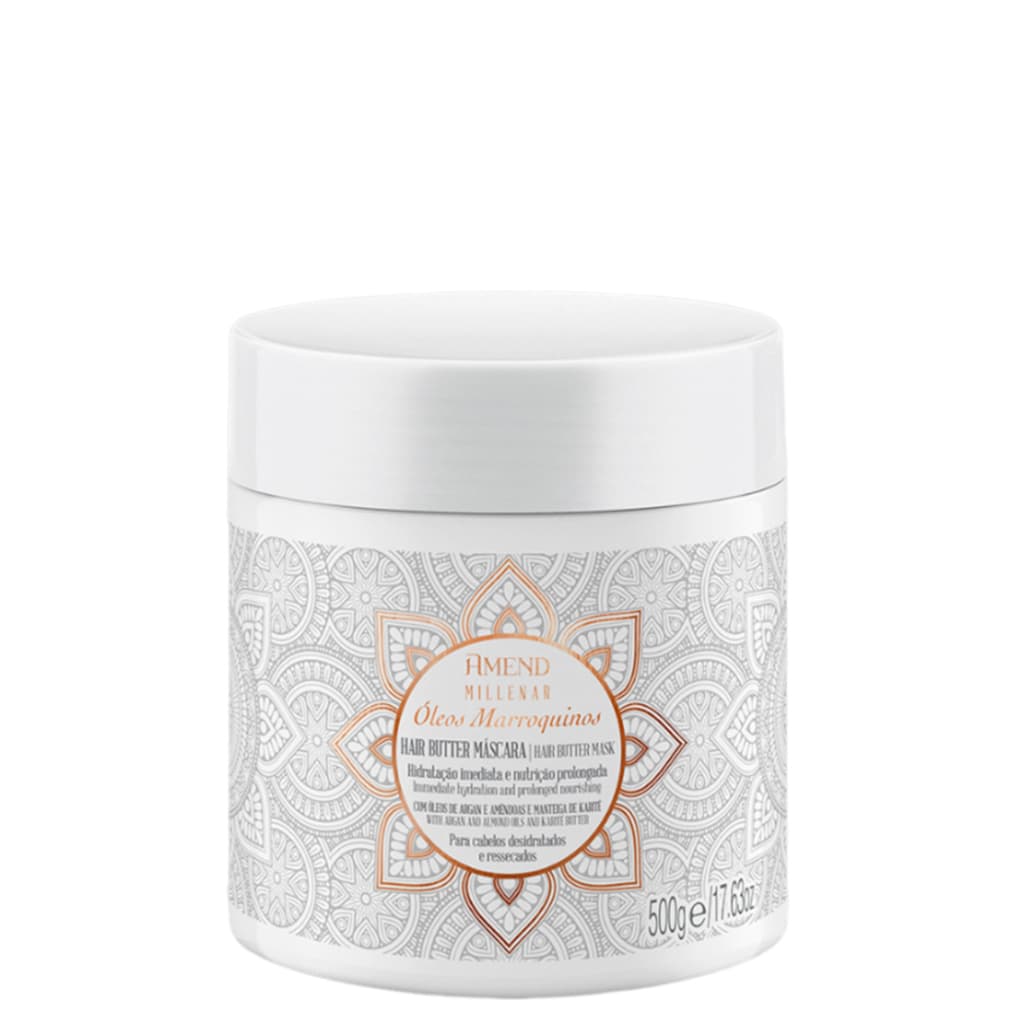 Amend Hair Butter Mascara Oleos Marroquinos 500g