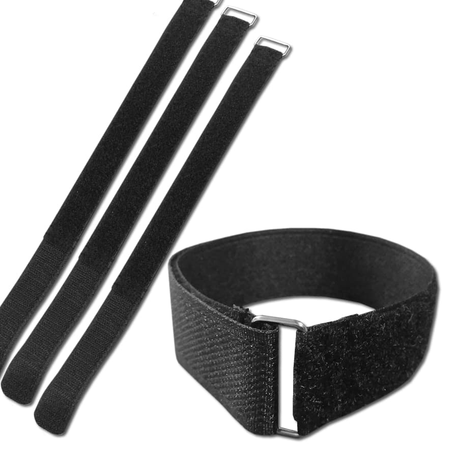 Cinta Abraçadeira Strap 25mm x 340mm com Fivela Metálica Kit 04 Unid.
