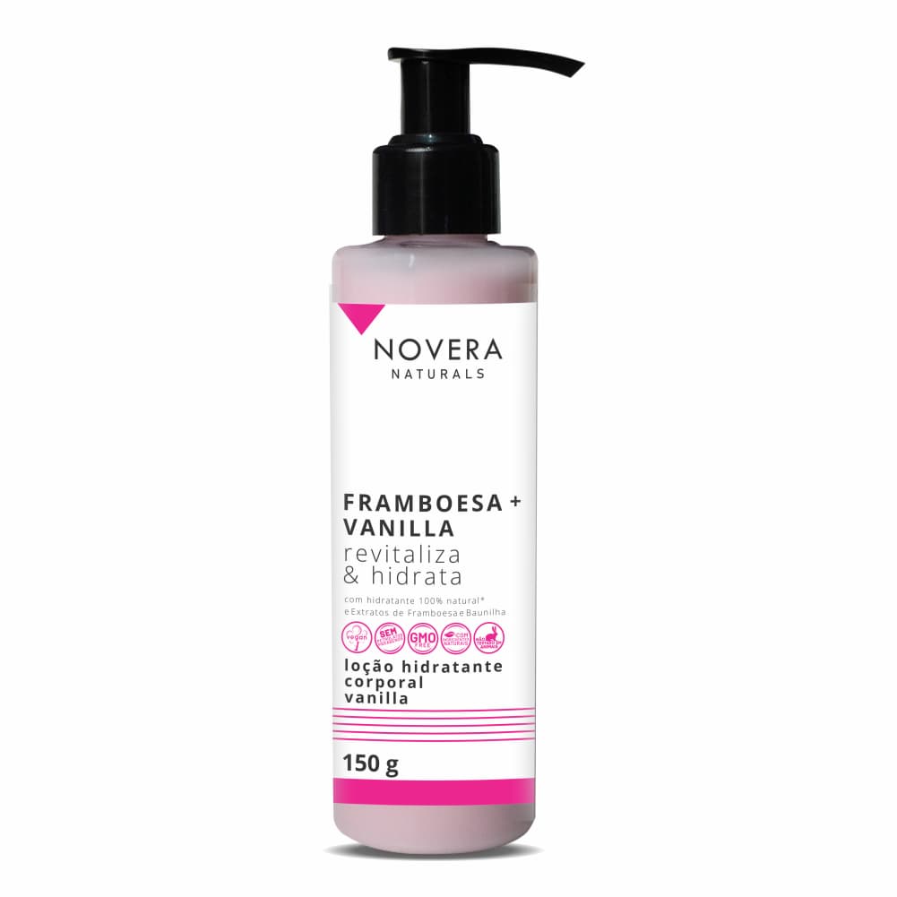 Hidratante Loção Corporal Framboesa + Vanilla 150mL Novera Left