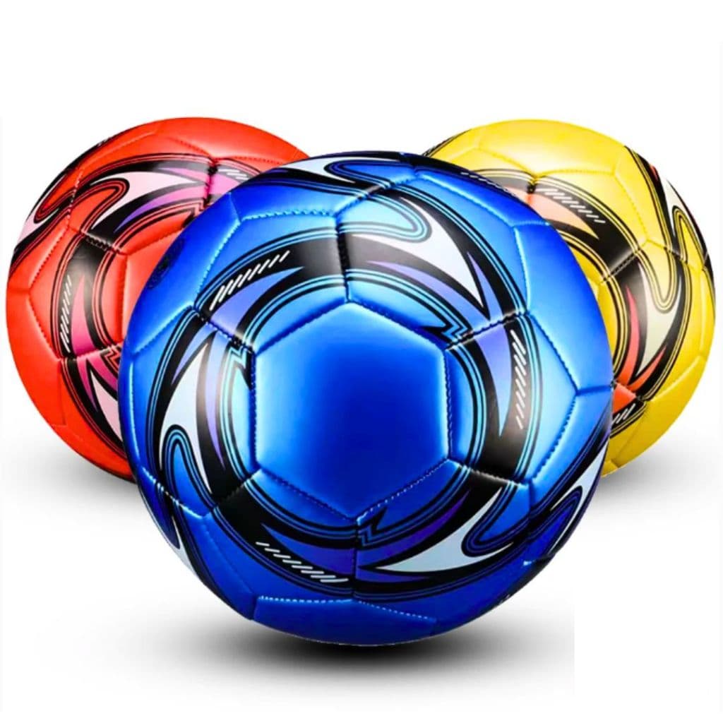 Bola De Futebol Para Campo Costurada Número 5 Azul Verde Amarelo Vermelho E Laranja Para Treino