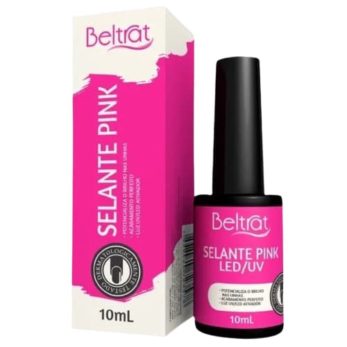 🔥 Selante Pink Top Coat Finalizador 10ml - Beltrat - ORIGINAL 🔥