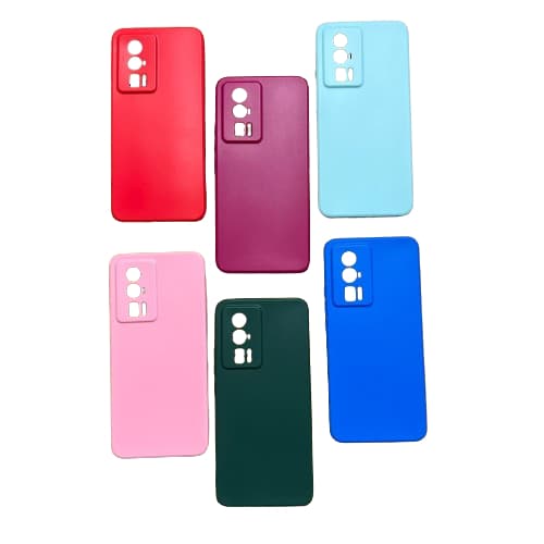 Capa Capinha Compativel Poco F5 Pro - Case Silicone Aveludado