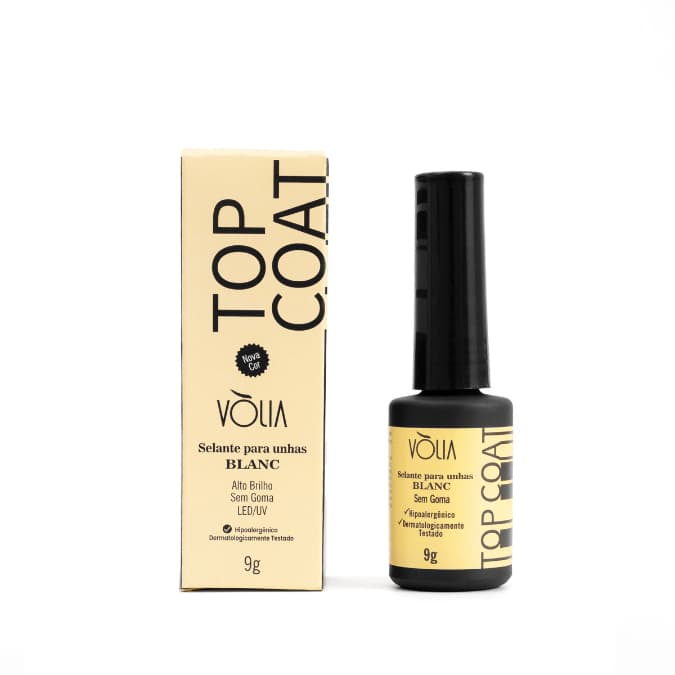 Top Coat Blanc Frasco 9g - Volia