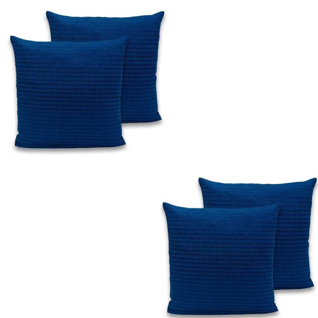 Kit 4 Capas de Almofadas Favinho Piquet - Elegância Aconchegante