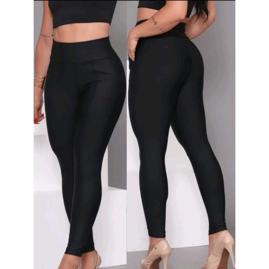 2 Calças Legging Grossa não fica Transparente\ GROSSO\ FANELADO\PELUCIADO