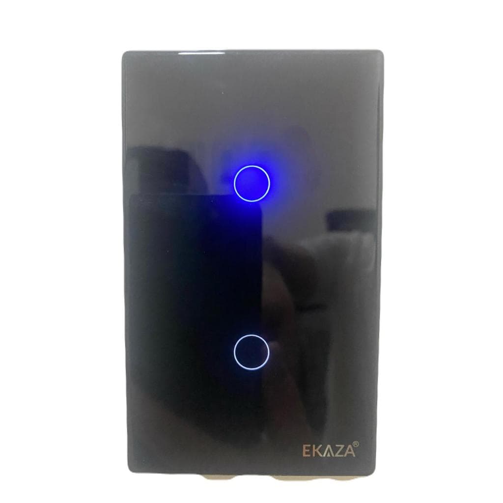 Interruptor inteligente 4x2 Touch 2 botoes - preto WiFi