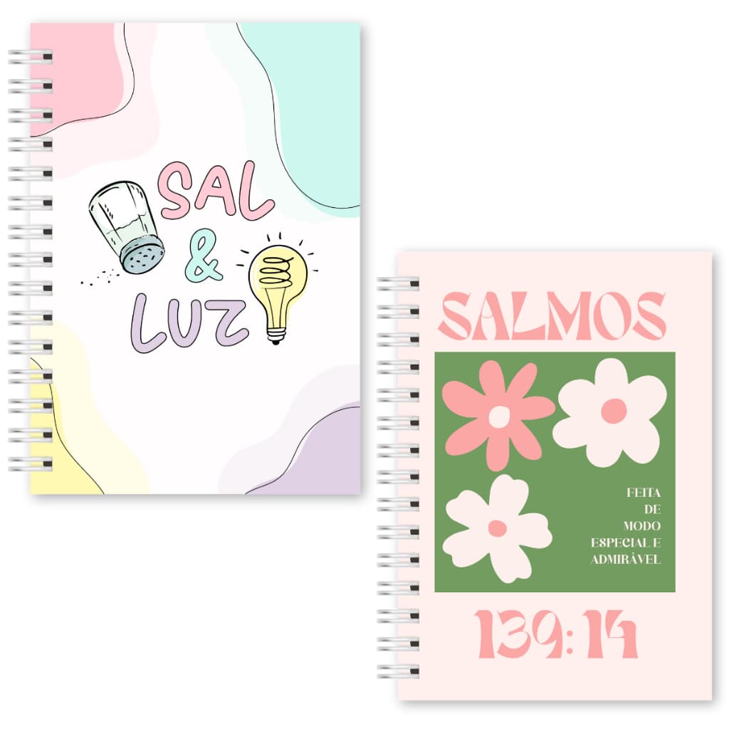 Caderno Devocional Planner Devocionais Leitura Bíblica Cadernos Evangélico Católico