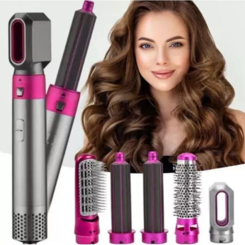 Escova Secadora De Cabelo 5x1 Multifuncional Hair Cur 110v/220v