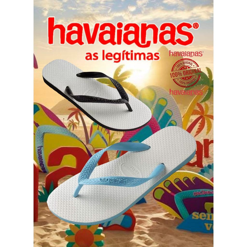 Chinelo Sandália Havaianas Tradicional As Legitimas Original Cores Promoção