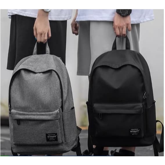 Mochila Masculina Feminina Barata Preta Básica Escolar para faculdade trabalho