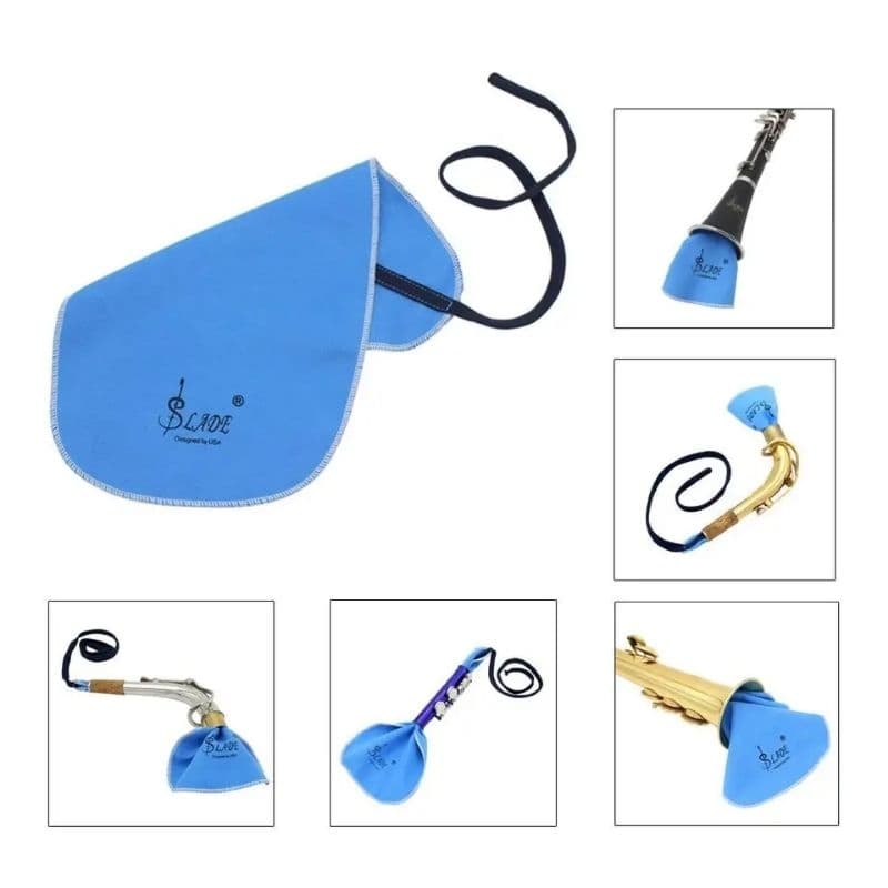 Flanela De Limpeza Secadora Sax Clarinete Flauta