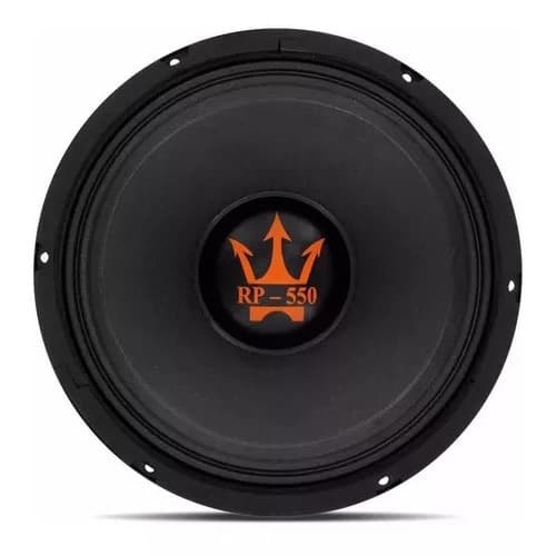 2 Alto Falante Mèdio Magnum 4 Ohms 10 Pol Grave 550w Rms Cor Preto
