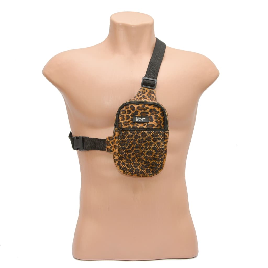 Bag Bolsa Transversal Onça Estampado Masculina e Feminino
