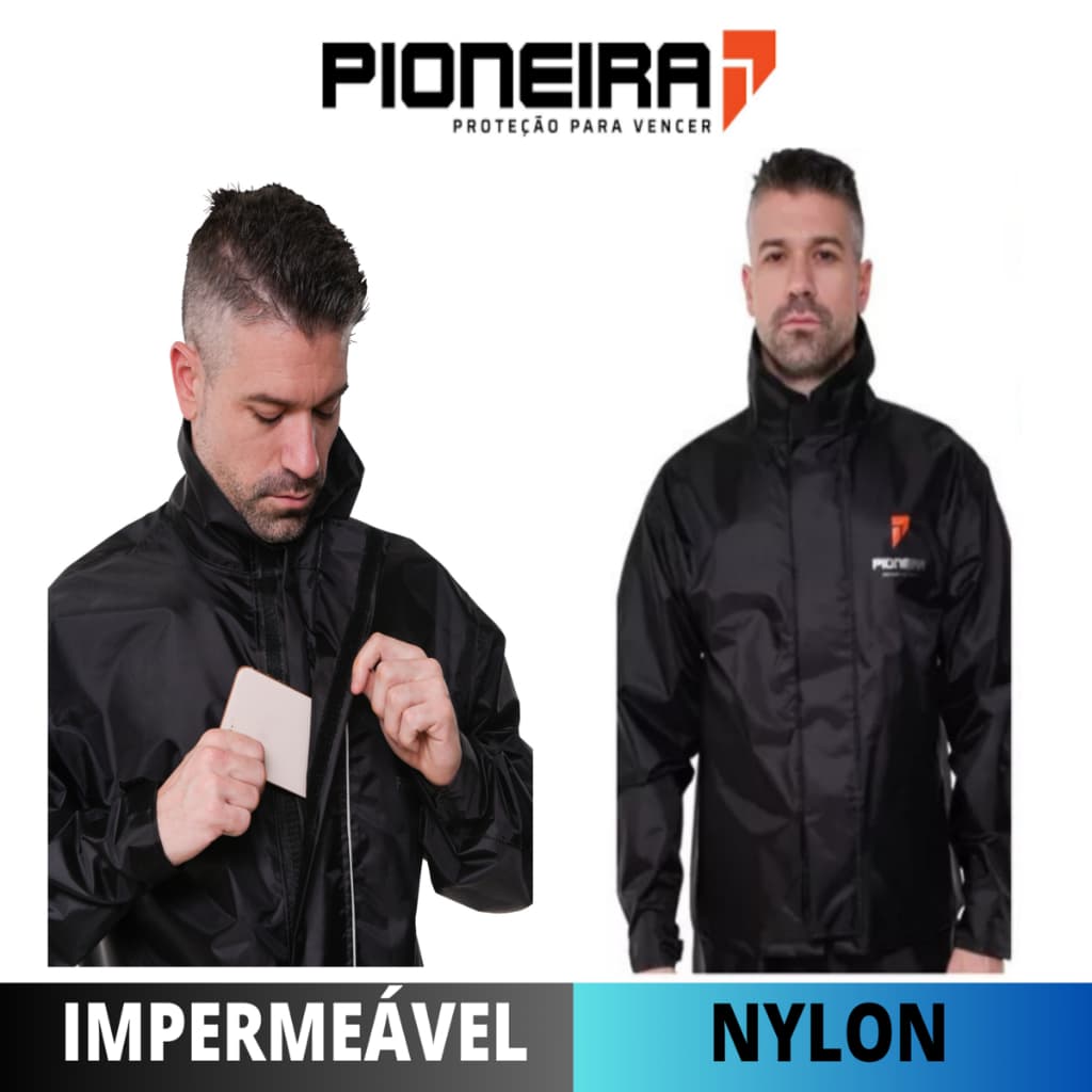 Capa Roupa Chuva Pioneira Nylon Para Moto Conjunto Motoqueiro Impermeavel