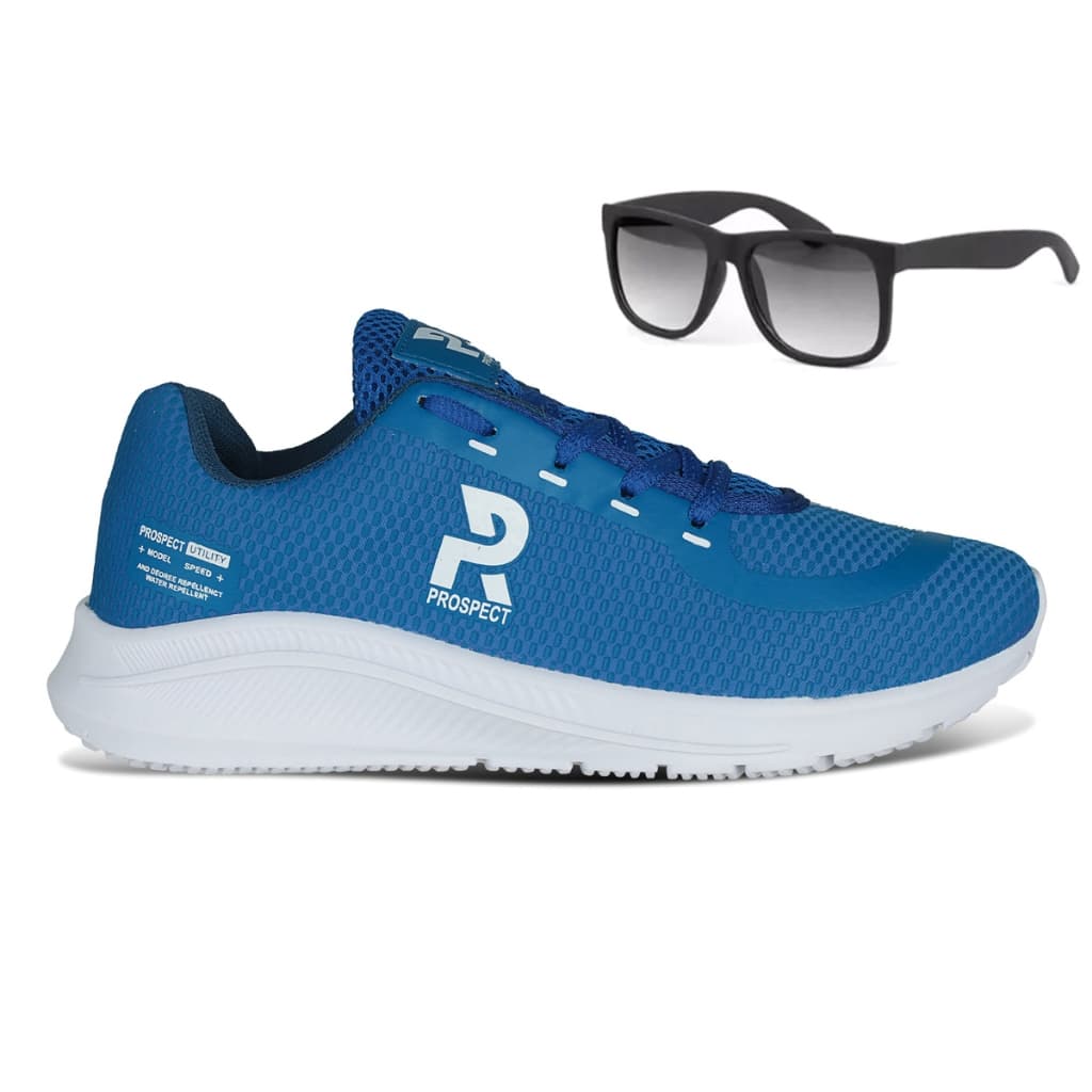 Tênis Masculino Prospect Speed Caminhada Academia Corrida Esporte + Óculos LojaReact