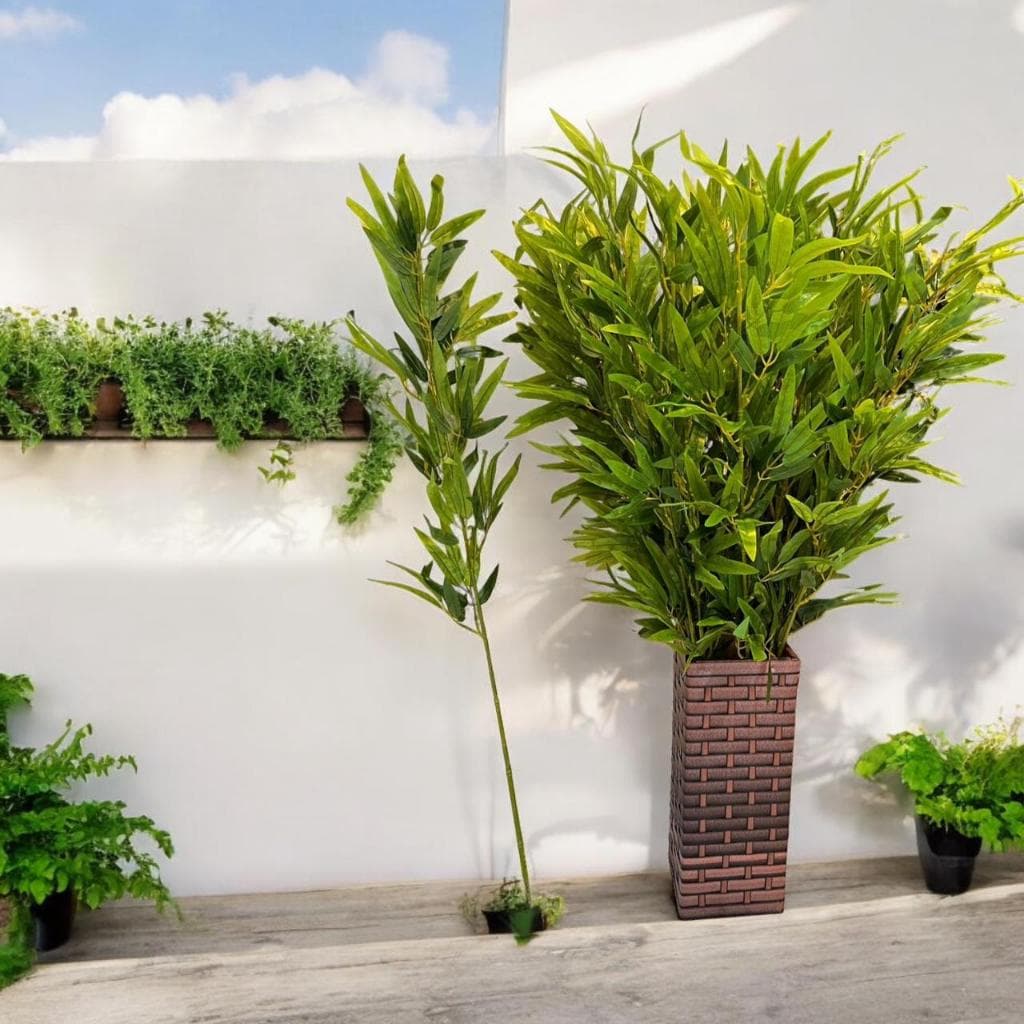 Pacote Econômico de Bambu Artificial 1M - Elegância Natural