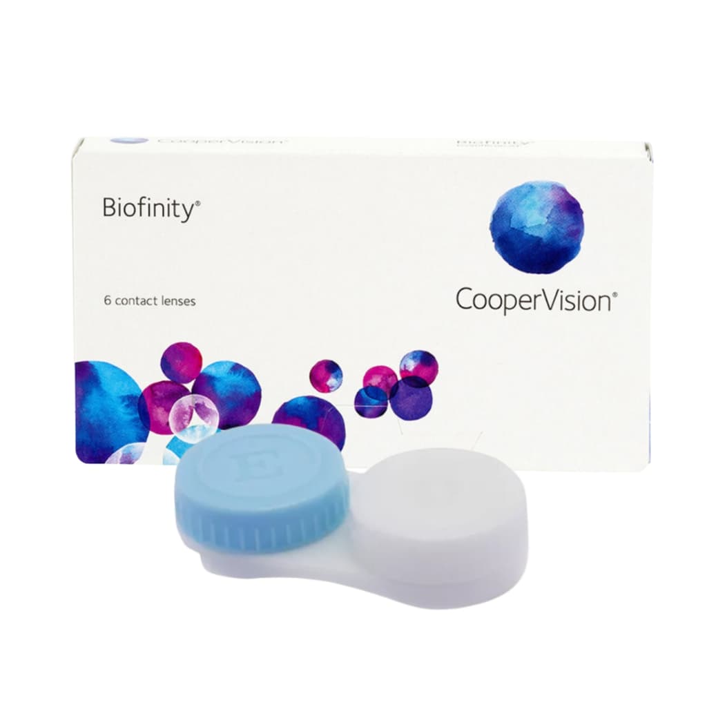 Lentes de Contato Biofinity Sphere Mensal Incolor Com Grau + Estojo - CooperVision