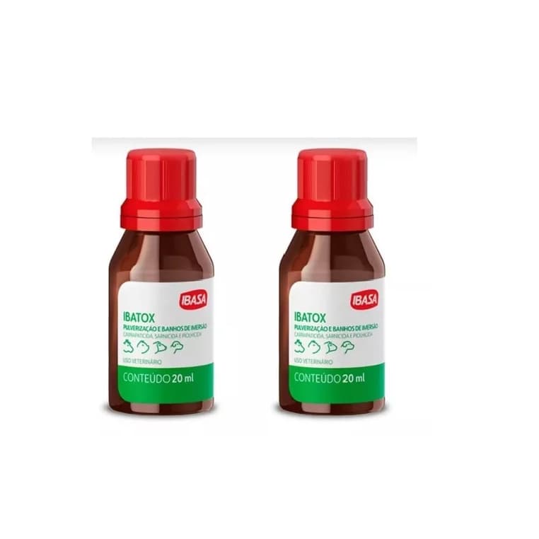 Remedio P/ Matar Carrapato E Pulgas No Quintal Kit 2 Ibatox