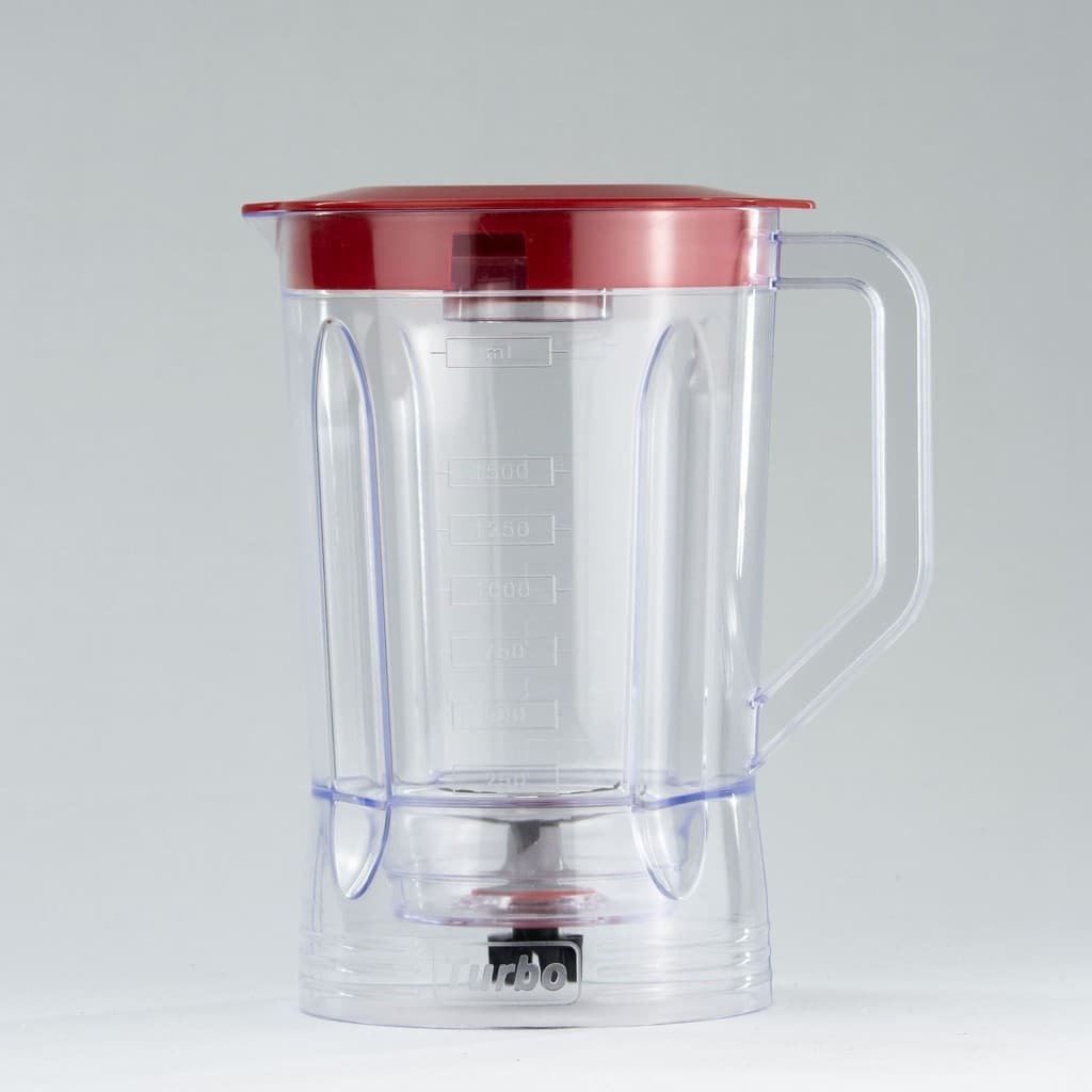 Copo Mondial L1000/ Turbo Inox L1200w Cristal (tampa Verm)