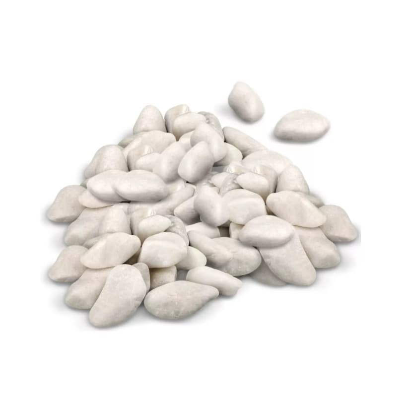 Saco de Pedras Brancas 4kg Para Decoração