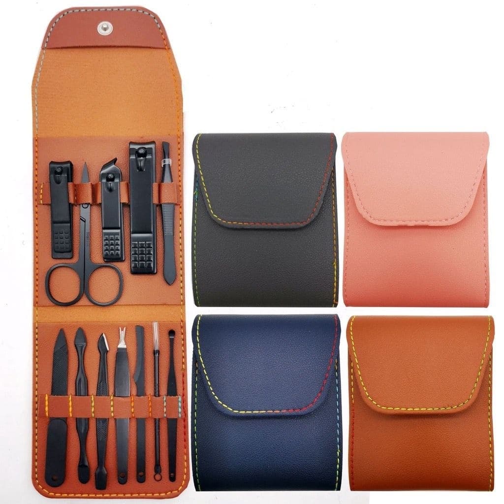 Kit 16 Peças Set Profissional Aço inoxidável Para Manicure Pedicure Cortador de Unhas