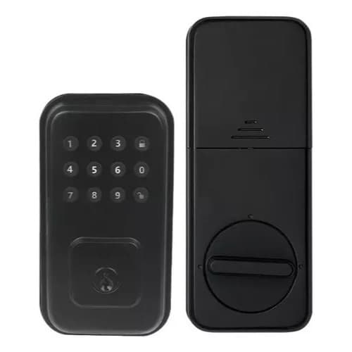 Fechadura Elétrica Botão Interna Smart lock Chave Senha