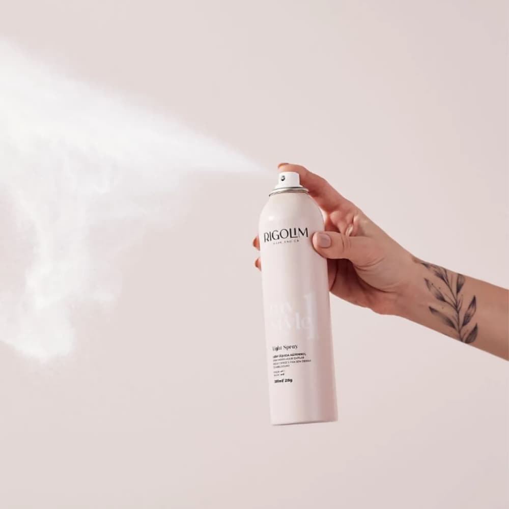 Rigolim Fixador  Cera Líquida Light Spray para Penteado 300ml