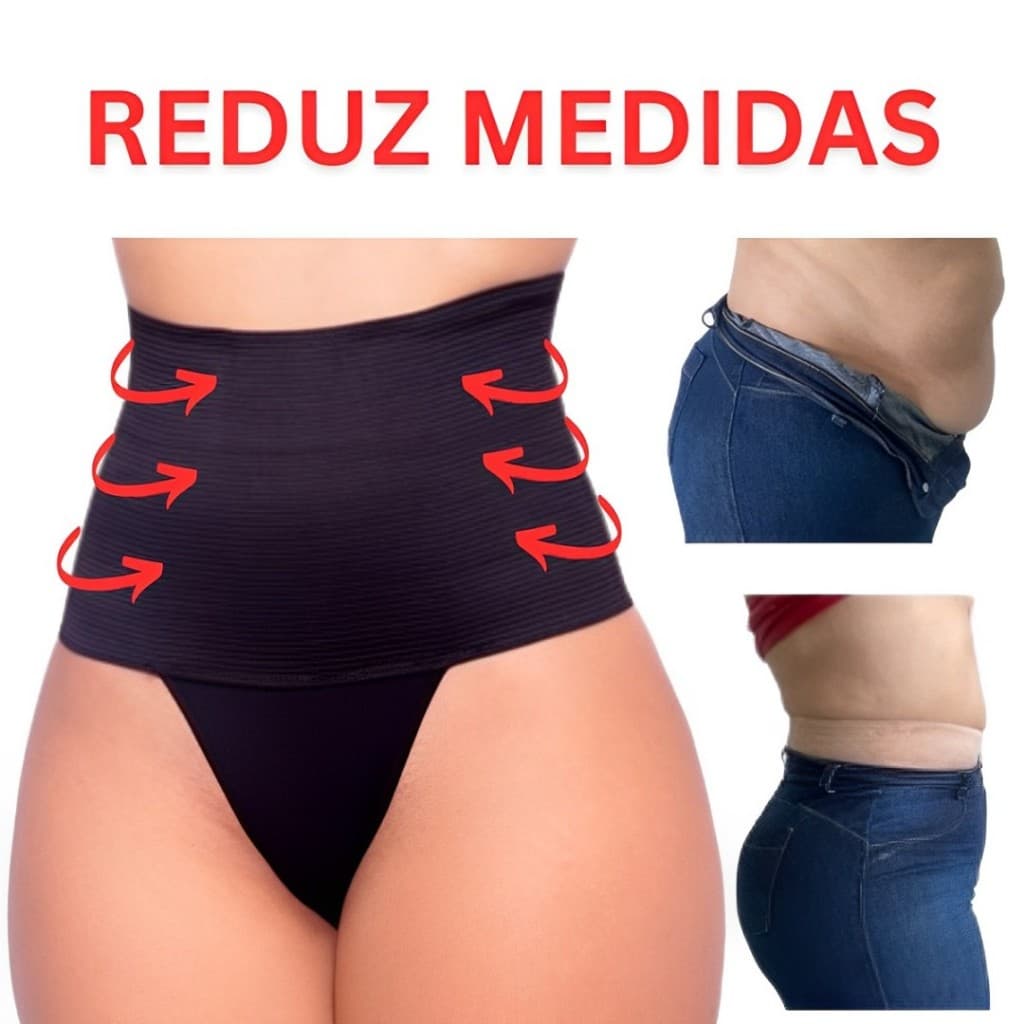 Cinta Calcinha Modeladora Cintura Alta Compressão Aperta Barriga - Cinta18