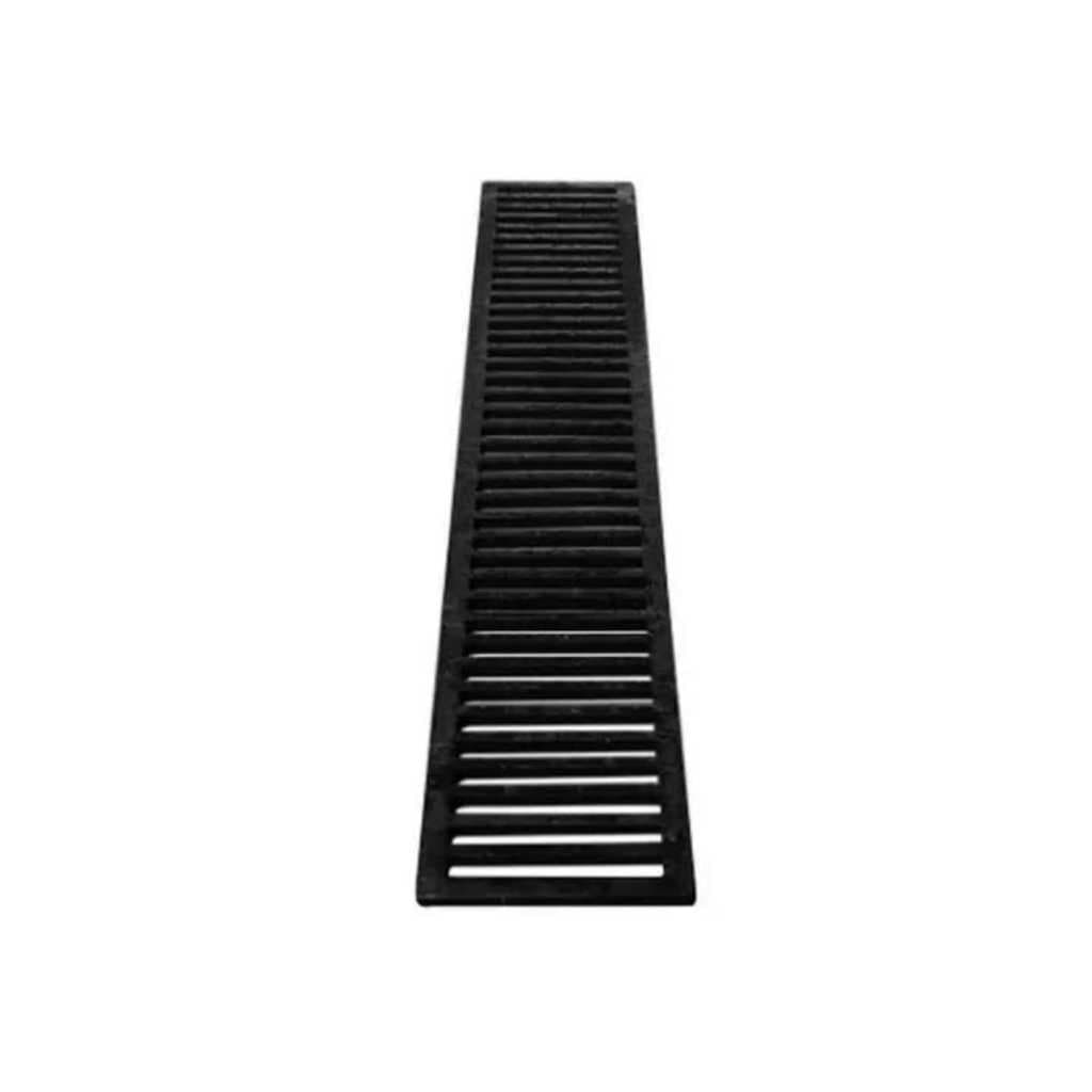GRELHA DE FERRO LINEAR PARA ESCOAMENTO DE CHUVAS FEITA EM FERRO FUNDIDO 20X100 CM
