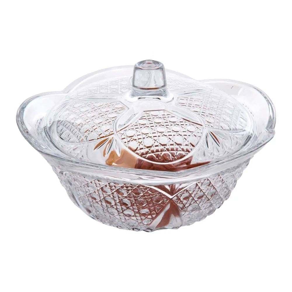 Bomboniere de Vidro 360ML Com Tampa Fratelli Mini Baleiro