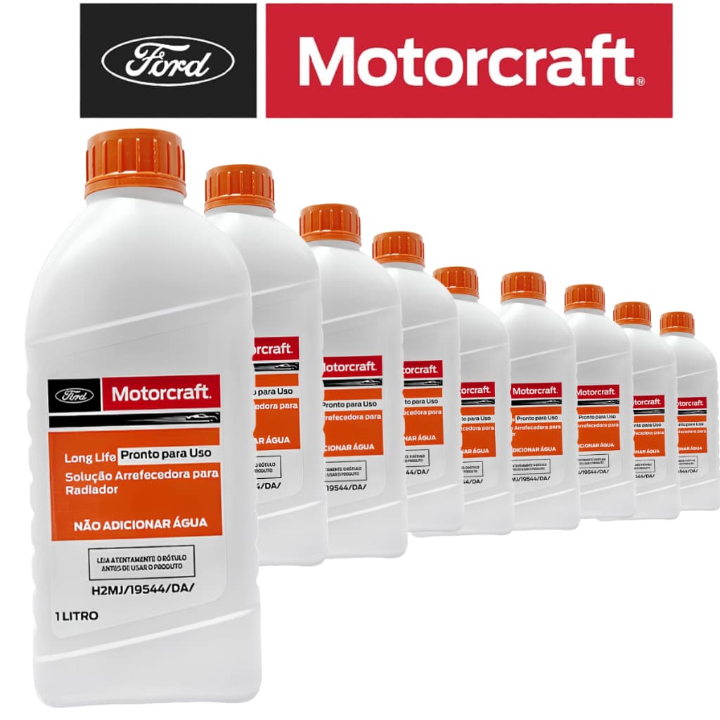 Kit 9L Aditivos Radiador Motorcraft Ford Fiesta Ecosport Ka Original Ford Pronto Uso