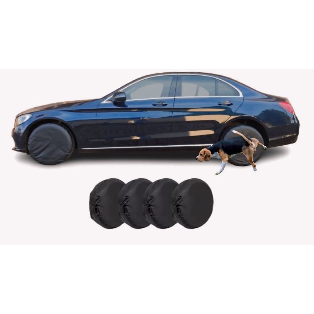 Capa P/ Proteção Para Rodas De Carro Protetora De Xixi Cão Aro 13 14 15 16 17