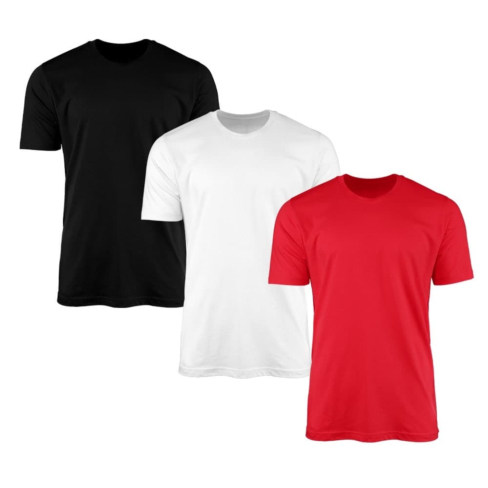 Kit 3 Camisetas Para o Dia Dia Passeio e Academia