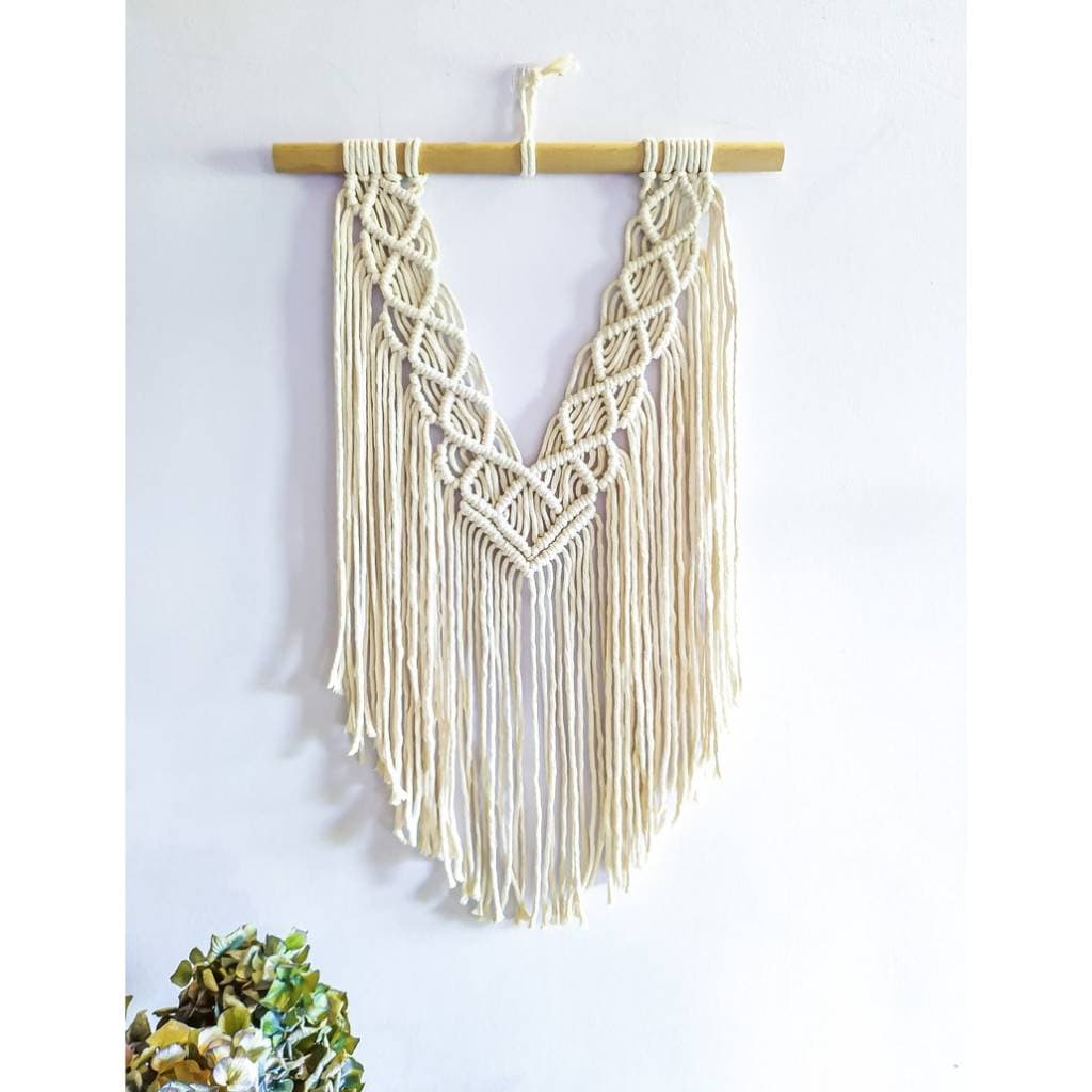 Painel contemporânea em macramé | decoração de parede em macramê | boho