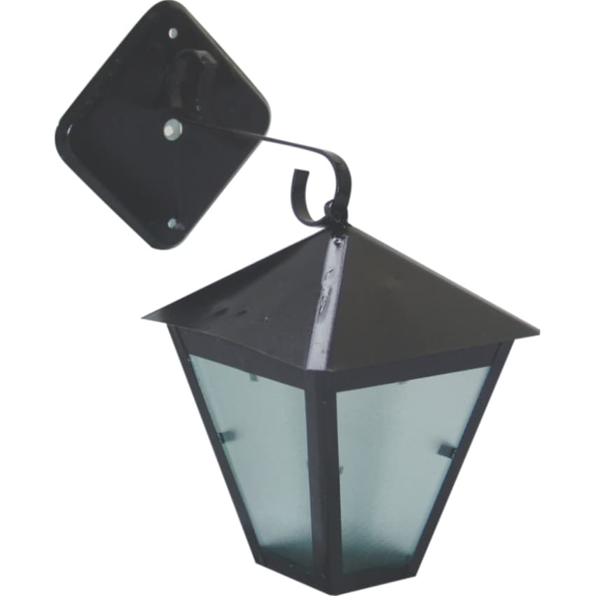 Luminária Colonial para Parede (Preta)