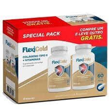 FLEXIGOLD COLAGENO TIPO II + VITAMINAS COM 60 CAPS