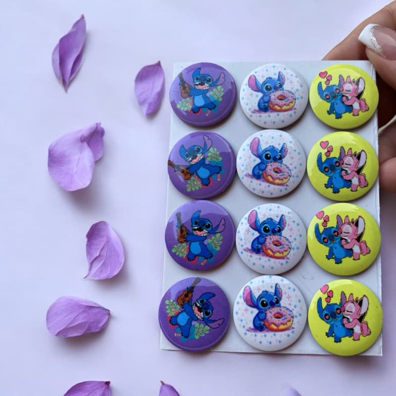 Kit com 12 Ímas de Geladeira Lilo & Stitch! - Cozinha Moderna