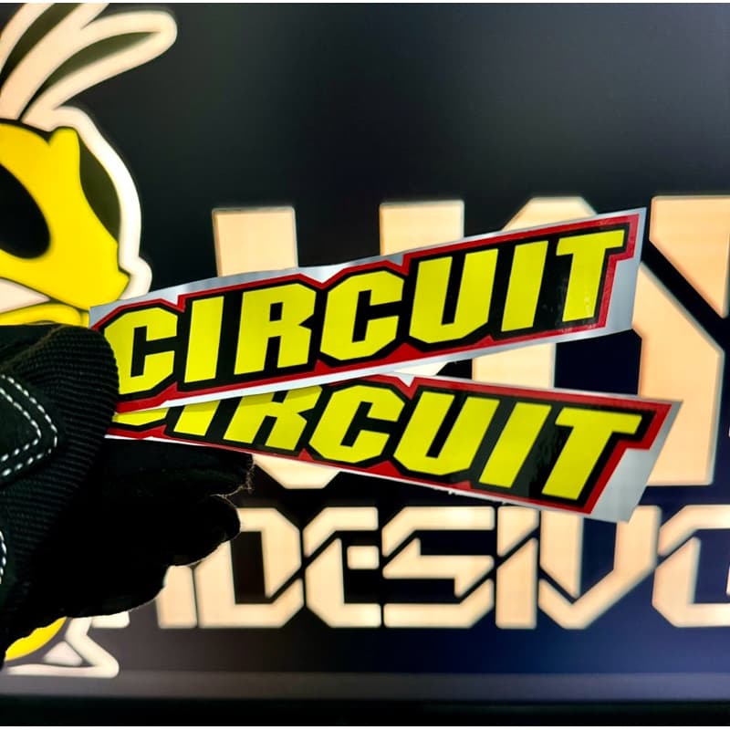 Adesivo l circuit l  10cm l PUNHO, PESINHO GUIDON GUIDAO