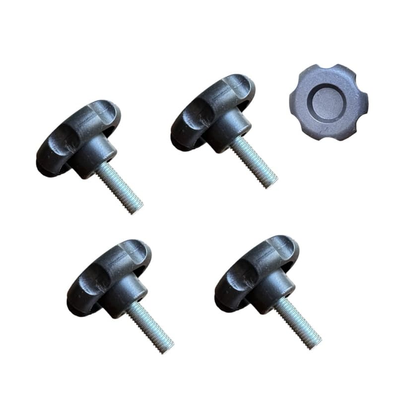 Kit com 4 Parafuso Borboleta para Fixação de Suporte Bau M8X25 M6X25 M10X25
