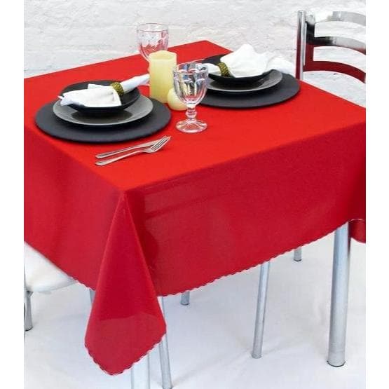 Kit com 2 Toalhas de mesa Oxford 2,50m x 1,45m de 8 lugares várias cores promoção