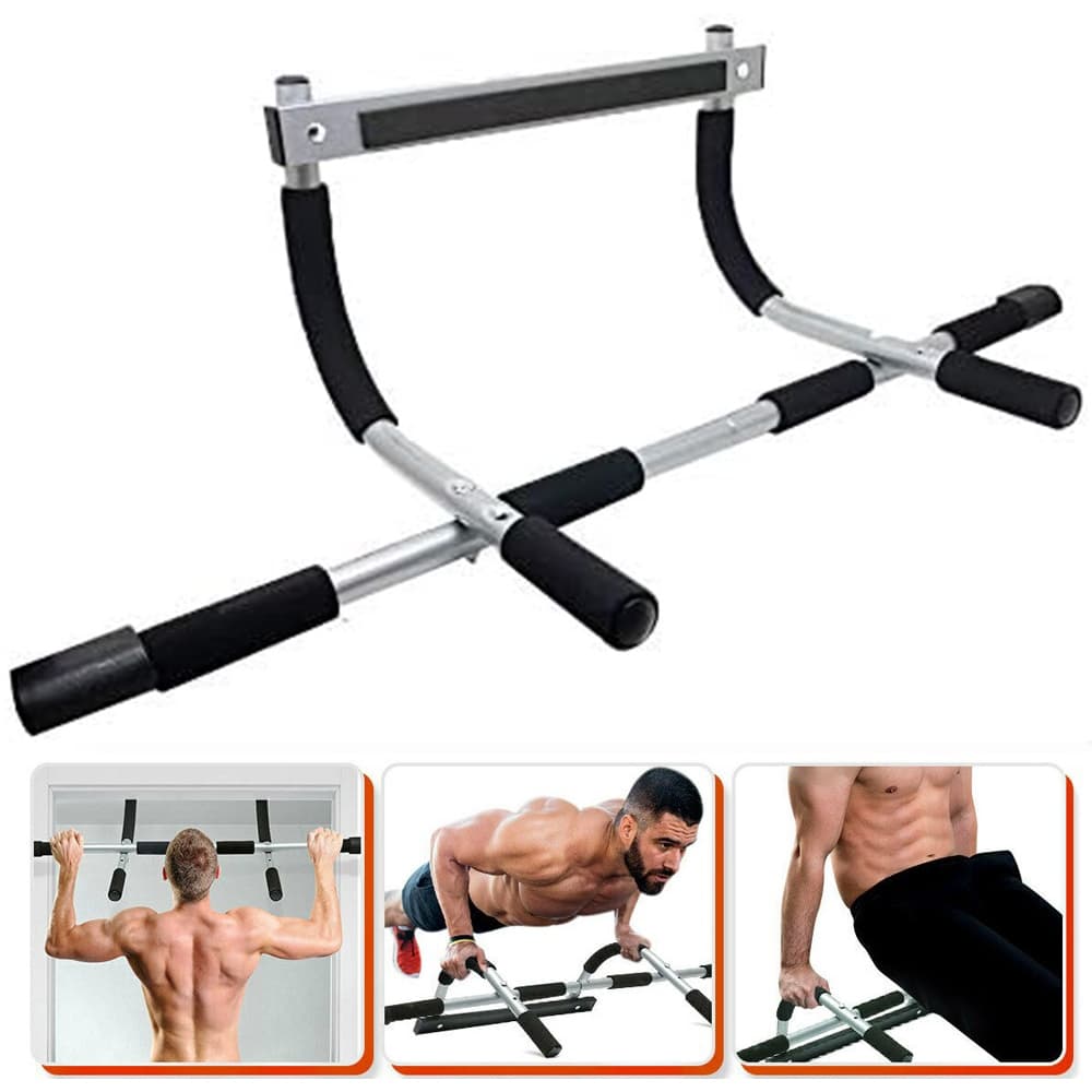 Barra Fixa Mista Paralela de Porta Lorben para Exercícios Academia Musculação