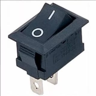 Kit 6 Mine Botão Interruptor Chave Tic Tac Gangorra Quadrada Retangular Liga Desliga On Off 2 Polos 12/24V
