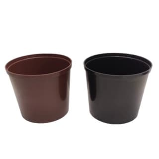 Kit c/ 25 Vasos Pote Plástico Liso Para Flores Plantas 1,4L