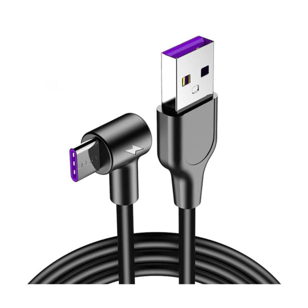 Cabo USB-C 90° A5D-18D5-01 Carregamento Rápido