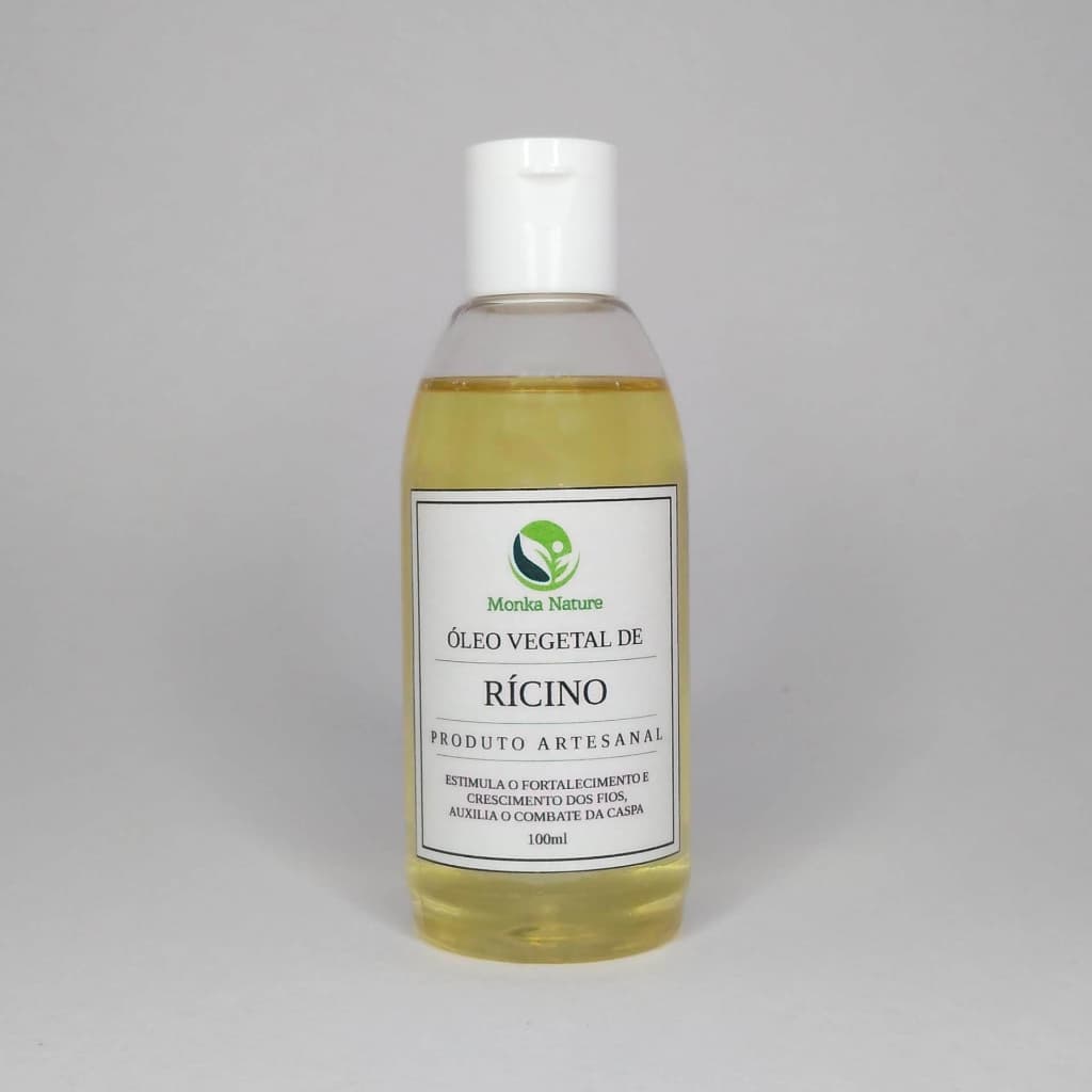 Óleo Vegetal de Ricino 100ml - Monka Nature - Produto Artesanal
