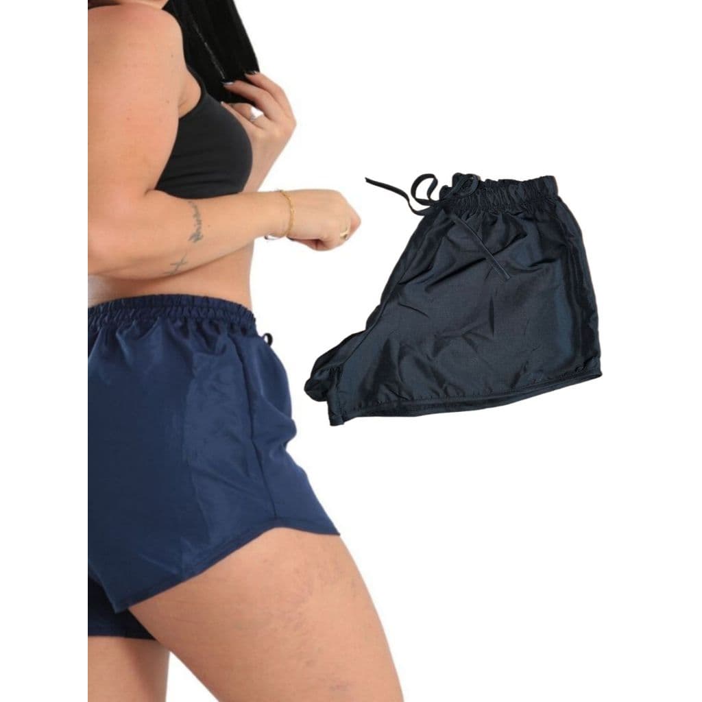 Short Tactel Feminino Shortinho Saída de praia Canga Pareô Academia moda blogueirinha