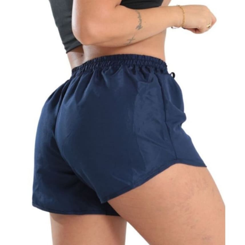 shorts Tactel Feminino Saída de praia Canga Short de Academia Moda Verão