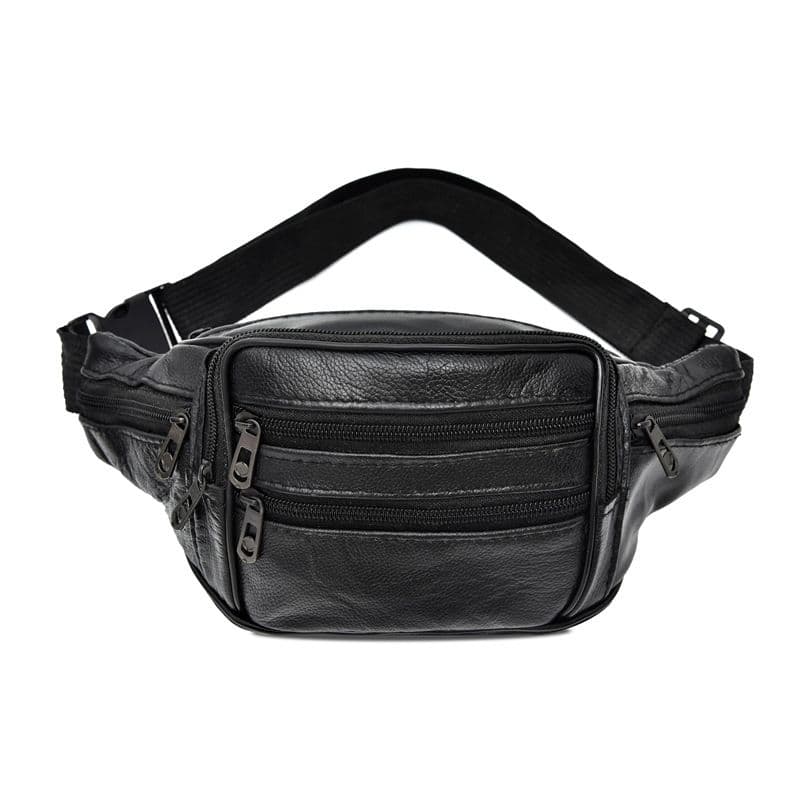 Pochete Couro Legitimo Vários Bolsos Couro Promoção