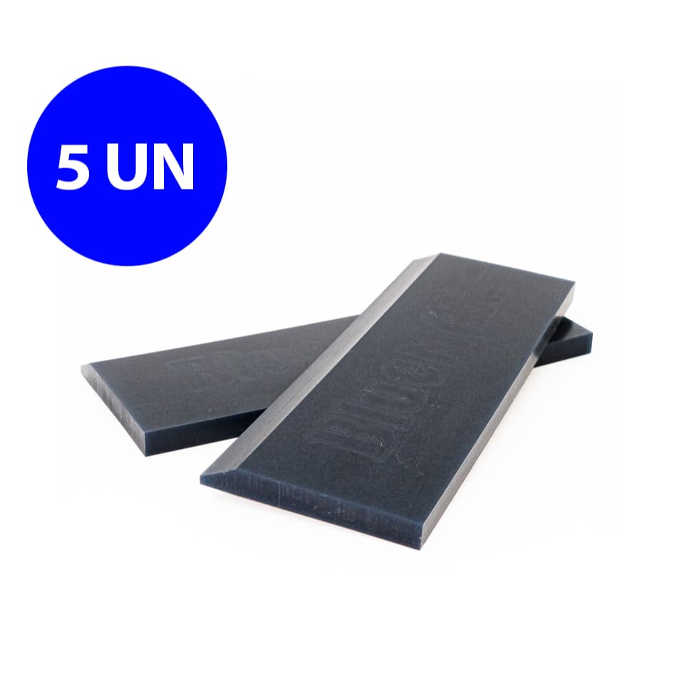 Kit 5 Espátula Refil Bluemax Jetlink Refil P/Instalação de Insufilm Adesivos e Películas