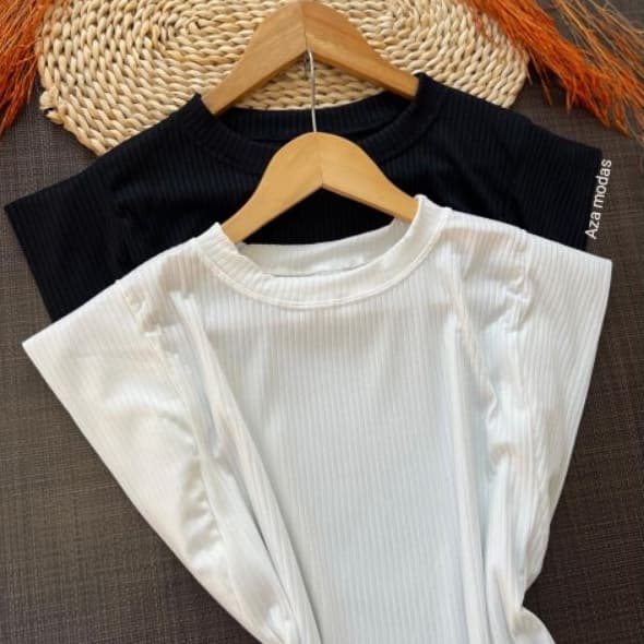 Blusinha Feminina Kit 2 Peças Regata Ampla Com Cava Lateral Estilosa Para o Dia a Dia Blusinha Da Moda Estilo Musclee